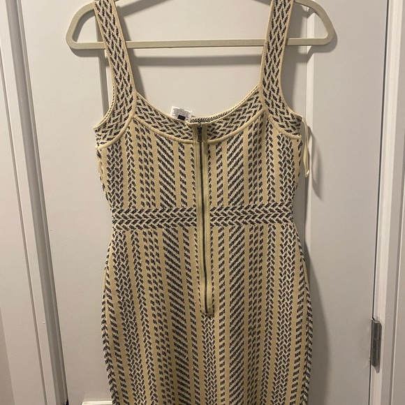BCBGMaxAzria Striped Mini Dress Bodycon - Picture 2 of 3